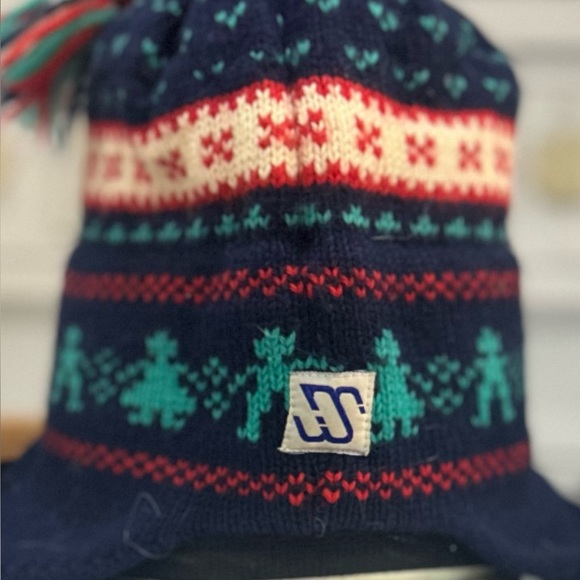 💫VtgMURRAY MERKLEY Kid’s Unisex 100% Virgin Wool Bunny Hat w/Toque. Handmade - Picture 2 of 8